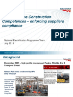 Overhead Line Construction Competences Enforcing Suppliers Line Construction