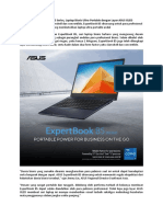 ASUS ExpertBook B5 Series Laptop Bisnis Ultra-Portable dengan Layar ASUS OLED