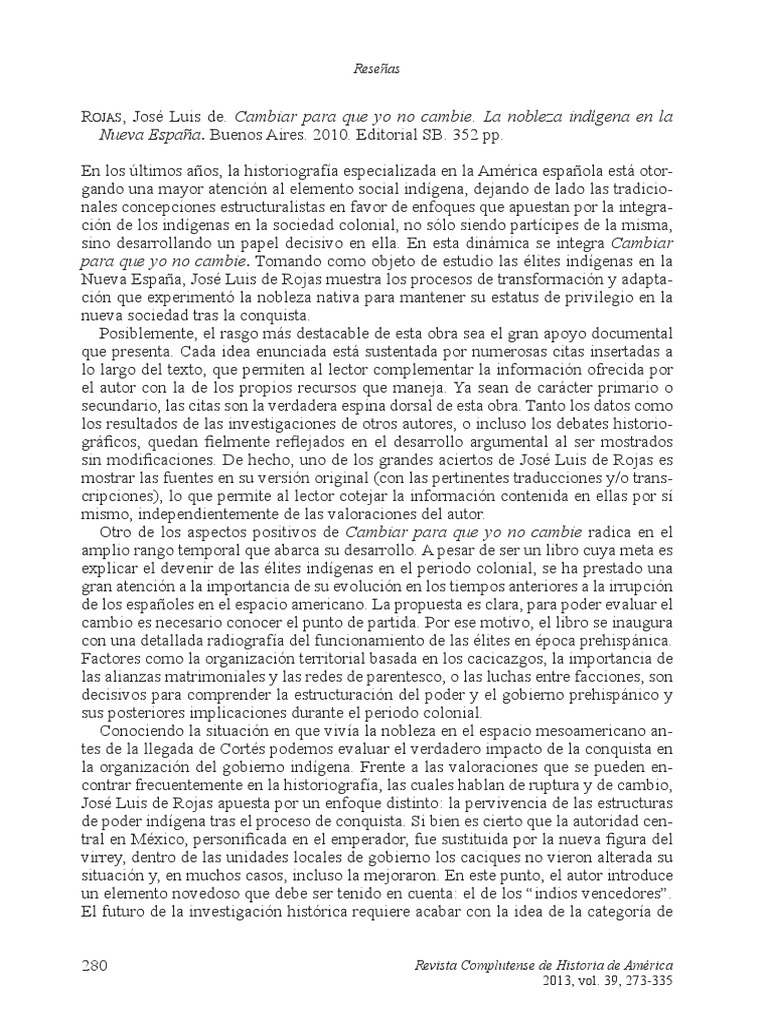 Nobleza indígena en la Nueva España | PDF | España | Nueva españa