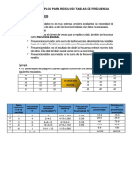 Ejemplos de Datos No Agrupados y Datos Agrupados