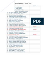 Lista Del Libro 2022