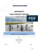Field Project - Fishing Kafue