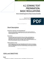 4.2 Zoning Text Preparation - Basic Regulation 21