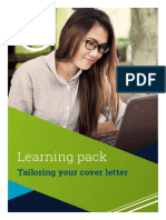 Learning Pack: Tailoring Your Cover Letter
