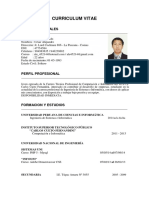 CV Ing Sistemas 22 años Soltero