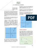 COORDINATE GEOMETRY