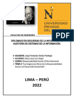 TEMA 2 - SALAS LAZA LUIS ANGEL - Las Exigencias Éticas de La Responsabilidad Social y El Desarrollo Sostenible