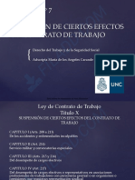 Unidad 7 - Suspension de Ciertos Efectos Del Contrato