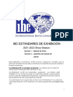 Ibc Exhibition Standards 2021-2022 Spanish