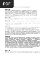 seguridad Codigo del trabajo