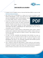 Cadastro e solicitação de voos no sistema RPAS