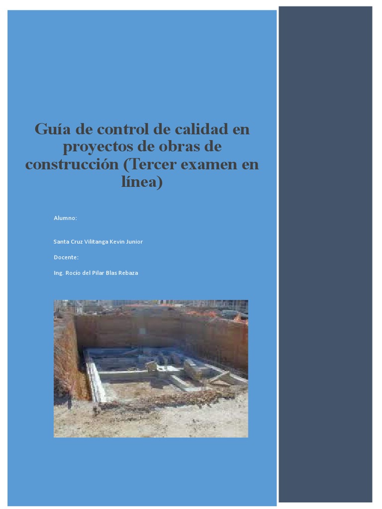 Guia de Control de Calidad en Proyectos Contrucción | PDF | Calidad ...