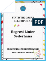 REGRESI LINEAR SEDERHANA