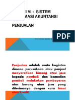 Materi 6 SIA 1 Sistem Informasi Akuntansi Penjualan