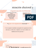 Organizaciòn Electoral y Territorial - Constituciòn