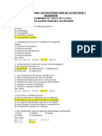 Examen de Unidad I de Epistemología de La H y G