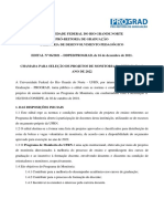 Edital Projetos de Monitoria 2022 Edital 06-2021 - DDPED-PROGRAD