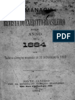 Almanach Da Revista Do Exército Brasileiro 1884