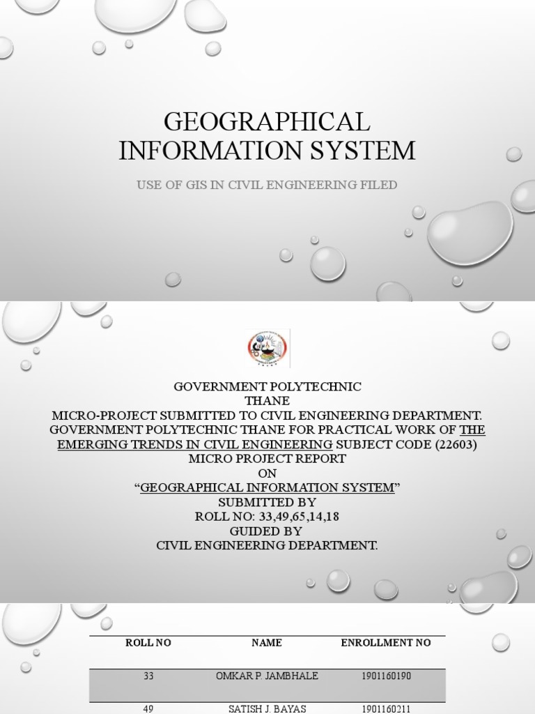 Gis GEOGRAPHICAL INFORMATION SYSTEM | PDF | Computers