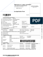 Asst High Commission of India Rajshahi: Visa Application Form