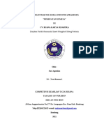 Laporan Prakerin Pembuatan Kemeja di CV Buana Karya Sejahtera