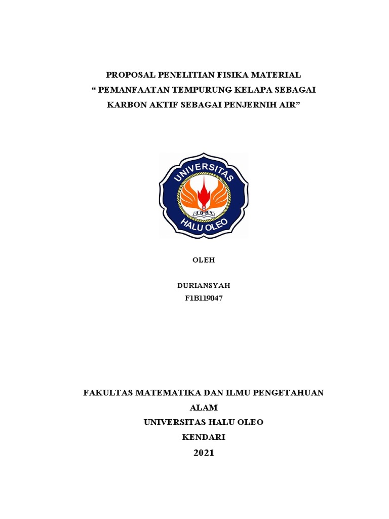 Pemanfaatan Tempurung Kelapa sebagai Karbon Aktif | PDF | Griya & Taman ...