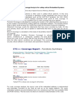 Testwell CTC++: Code Coverage Analysis For Safety-Critical Embedded Systems