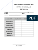 Examen Maquillaje Profesional