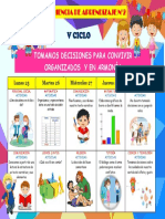 HORARIO SEMANAL - 1ERA SEMANA