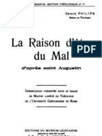 La Raison D Etre Du Mal D Apres Saint Augustin 000000571