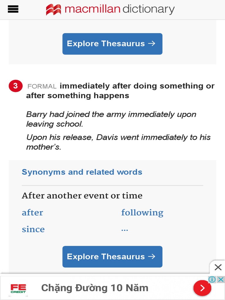 UPON (Preposition) Definition and Synonyms Macmillan Dictionary PDF