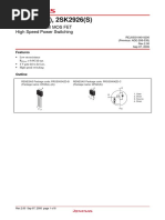 2SK2926 (L), 2SK2926 (S) : Silicon N Channel MOS FET High Speed Power Switching