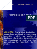 MERCADEO ORIGINAL DESARROLLO EMP III- Unidad 3