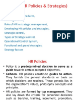 UNIT-II (HR Policies & Strategies)