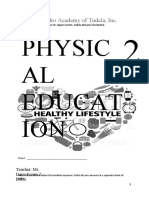 Physic AL Educat ION: San Isidro Academy of Tudela, Inc