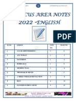 Hsslive-XII english-FOCUS AREA NOTES-2022