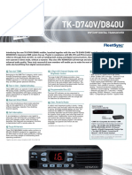 TK-D740V/D840U: Vhf/Uhf Digital Transceiver