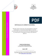 ARTICULO - 27 - Estudio Teorico, Derecho Comparado