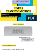 Linear Transformations Mini Project
