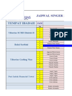 Jadwal Tiberias Singer 24 April 2022