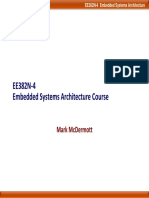 Ee382N 4 Embedded Systems Architecture Course: Mark Mcdermott