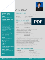 My CV - Muhammad Fathin Nahar 