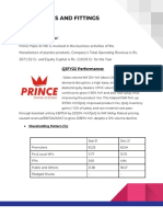 Prince Pipes Report - Omkar Amin