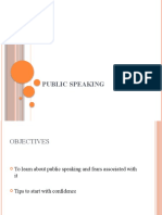 Public Speaking Tips & Techniques