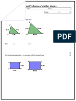 Areas and Volumes of similar shapes