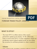 Foreign Trade Policy, 2009-14