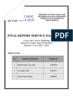 Final Report - Service Marketing