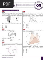 LISTA 05 - Ângulos Na Circunferência