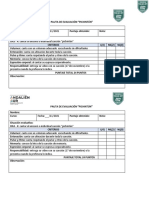 Pauta de Evaluación - Pichintun