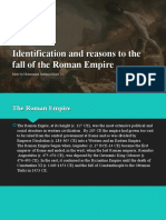 Identification and Reasons For The Fall of The Roman Empire